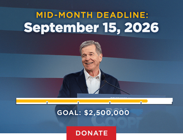 MID-MONTH DEADLINE: September 15, 2026 | GOAL: $2,500,000